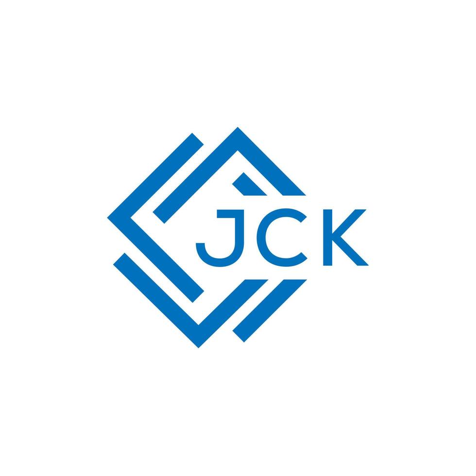 jck lettre logo conception sur blanc Contexte. jck Créatif cercle lettre logo concept. jck lettre conception. vecteur