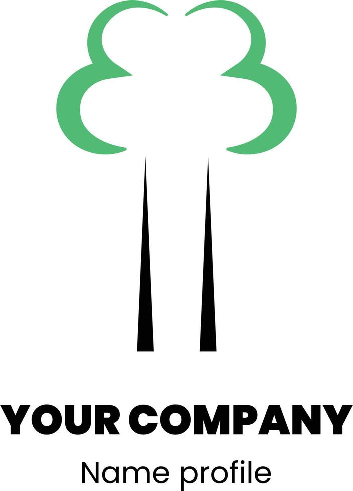 Facile résumés arbre logo vecteur