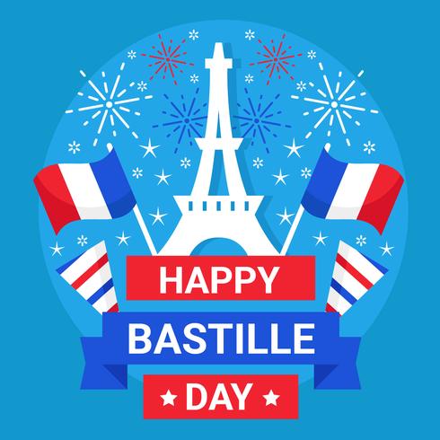 Bastille Day 14 juillet Vector