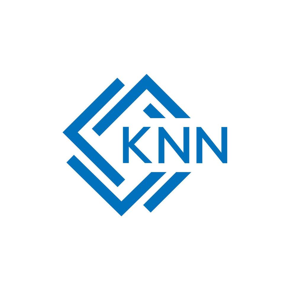 kn lettre logo conception sur blanc Contexte. kn Créatif cercle lettre logo concept. kn lettre conception. vecteur