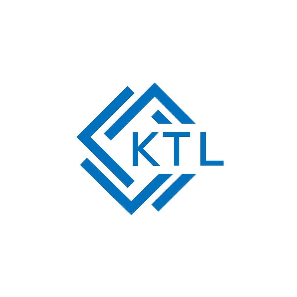 ktl Créatif cercle lettre logo concept. ktl lettre conception. vecteur