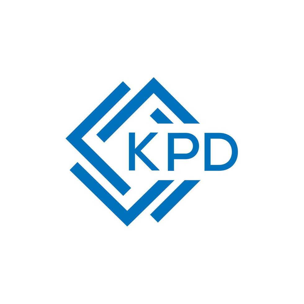 kpj lettre logo conception sur blanc Contexte. kpj Créatif cercle lettre logo concept. kpj lettre conception. vecteur