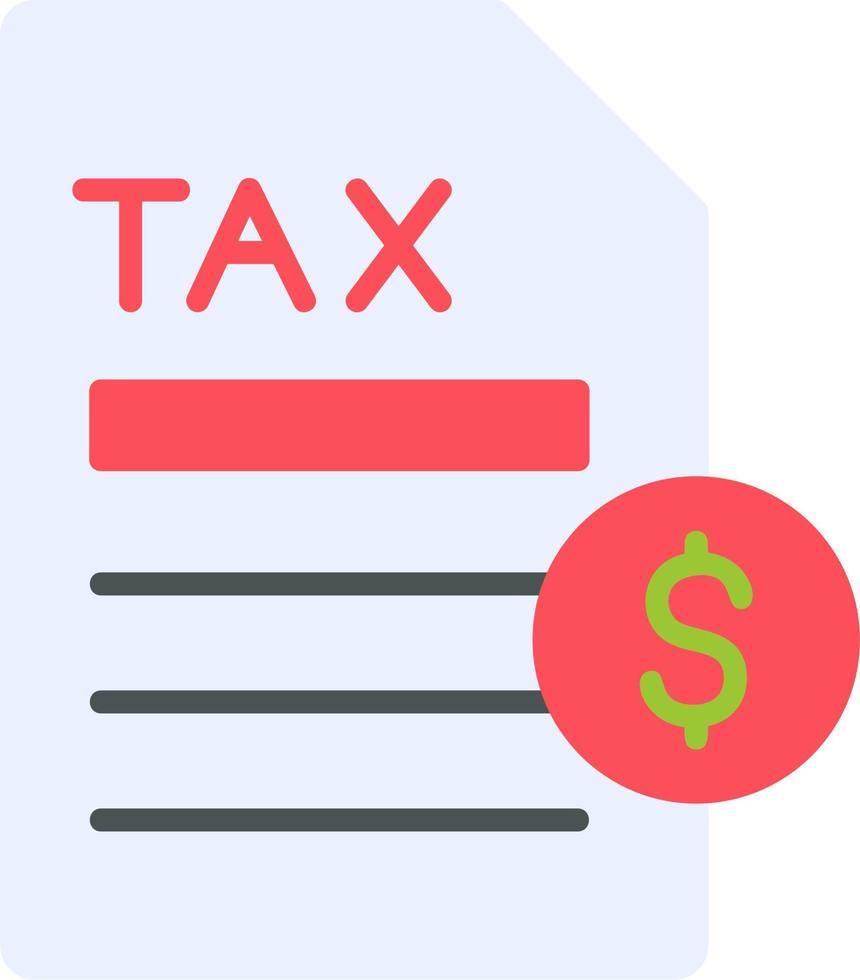 impôt Paiement vecteur icône