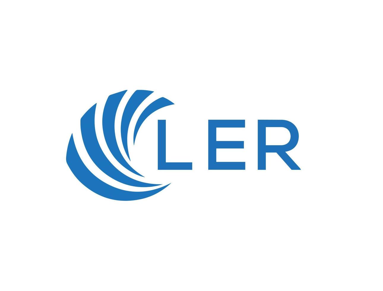 ler abstrait affaires croissance logo conception sur blanc Contexte. ler Créatif initiales lettre logo concept. vecteur