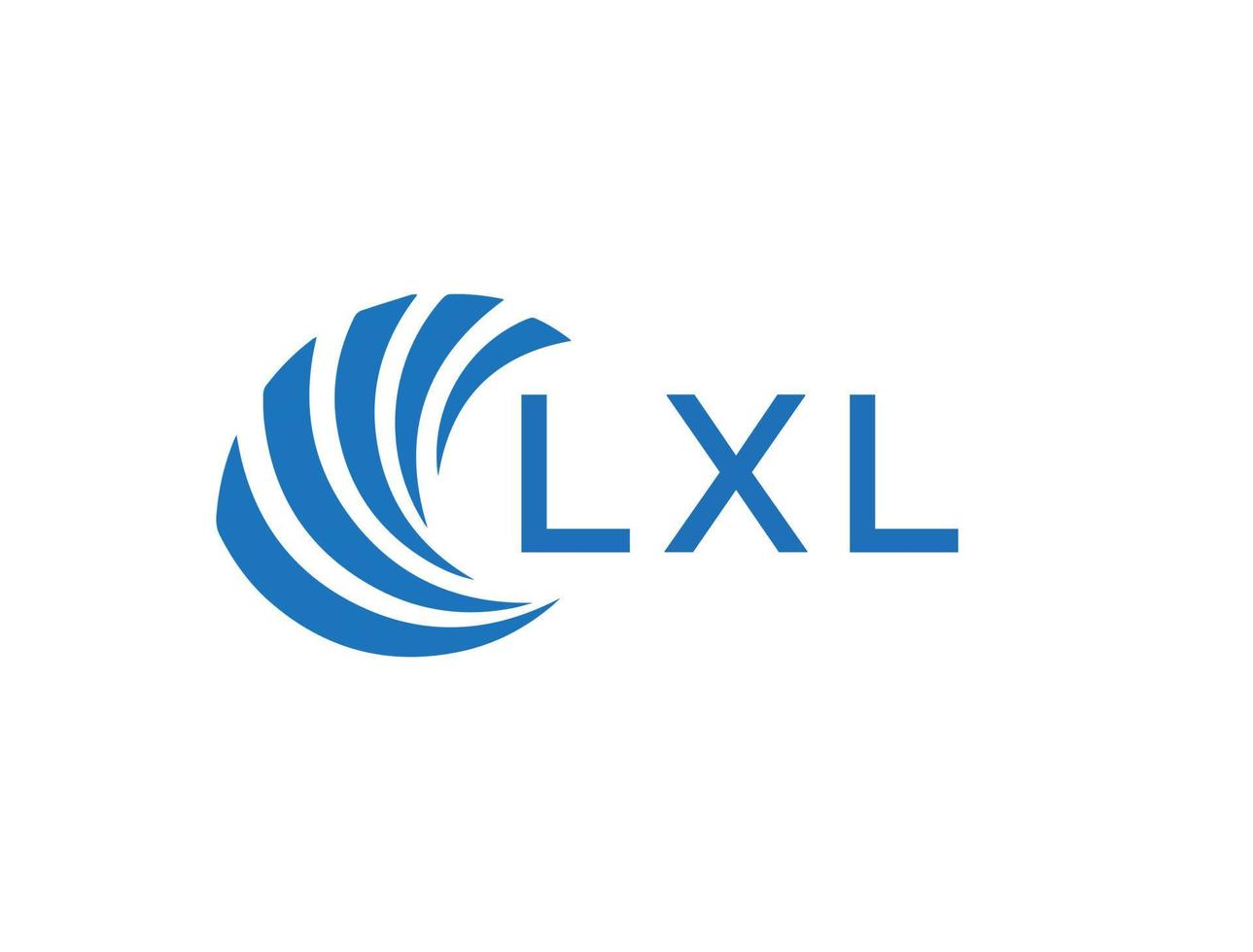 lxl abstrait affaires croissance logo conception sur blanc Contexte. lxl Créatif initiales lettre logo concept. vecteur