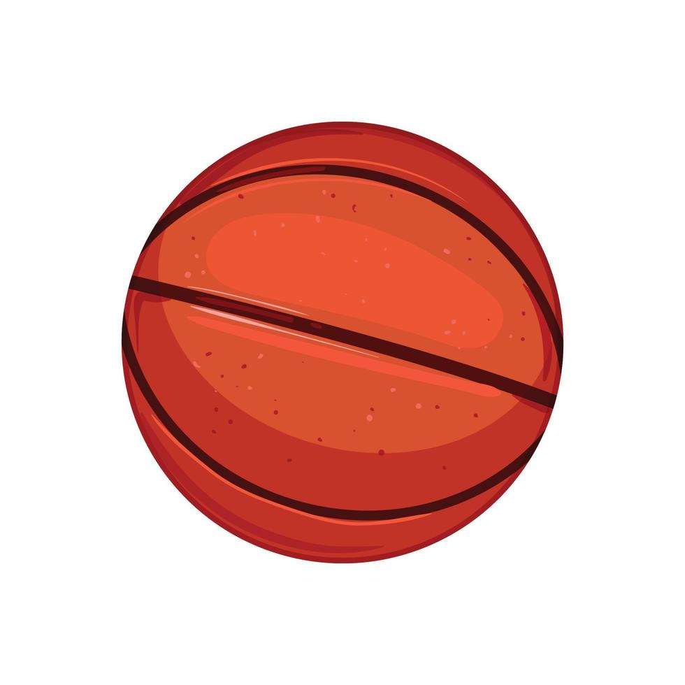 basketball Balle sport dessin animé vecteur illustration