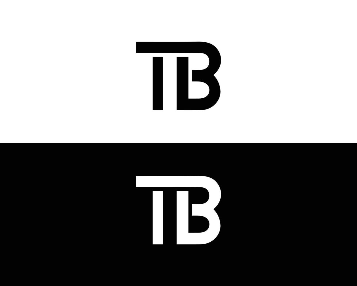 lettre tb logo conception monogramme modèle vecteur symbole.