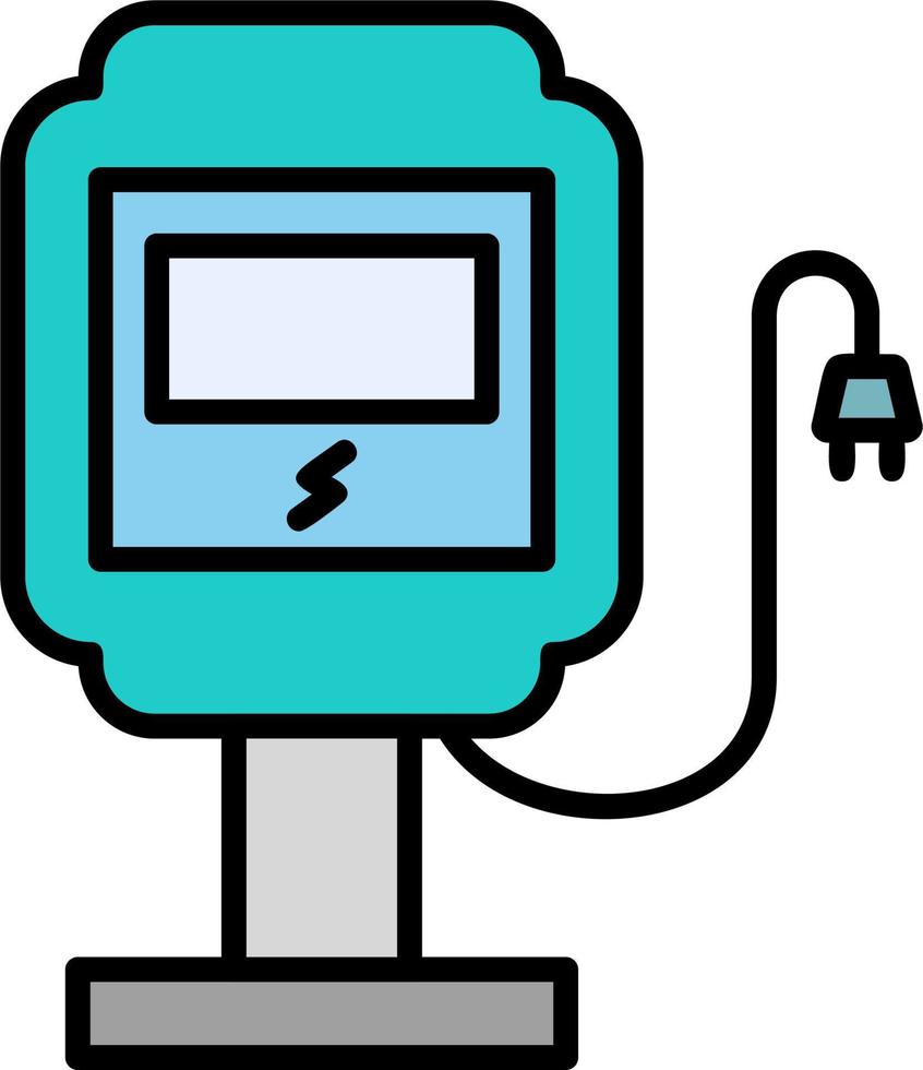 mise en charge station vecteur icône