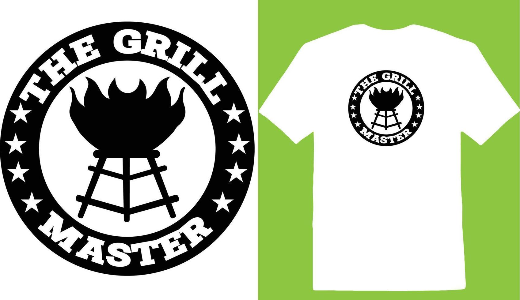 gril Maître svg, grillage png, un barbecue svg T-shirt vecteur