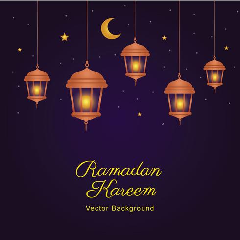 Fond de Ramadhan Kareem vecteur