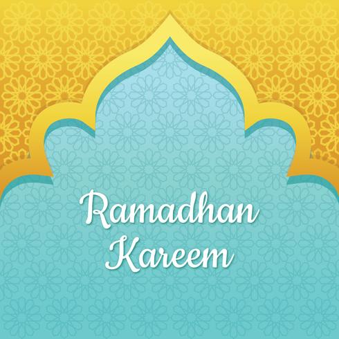 Fond de Ramadhan Kareem vecteur