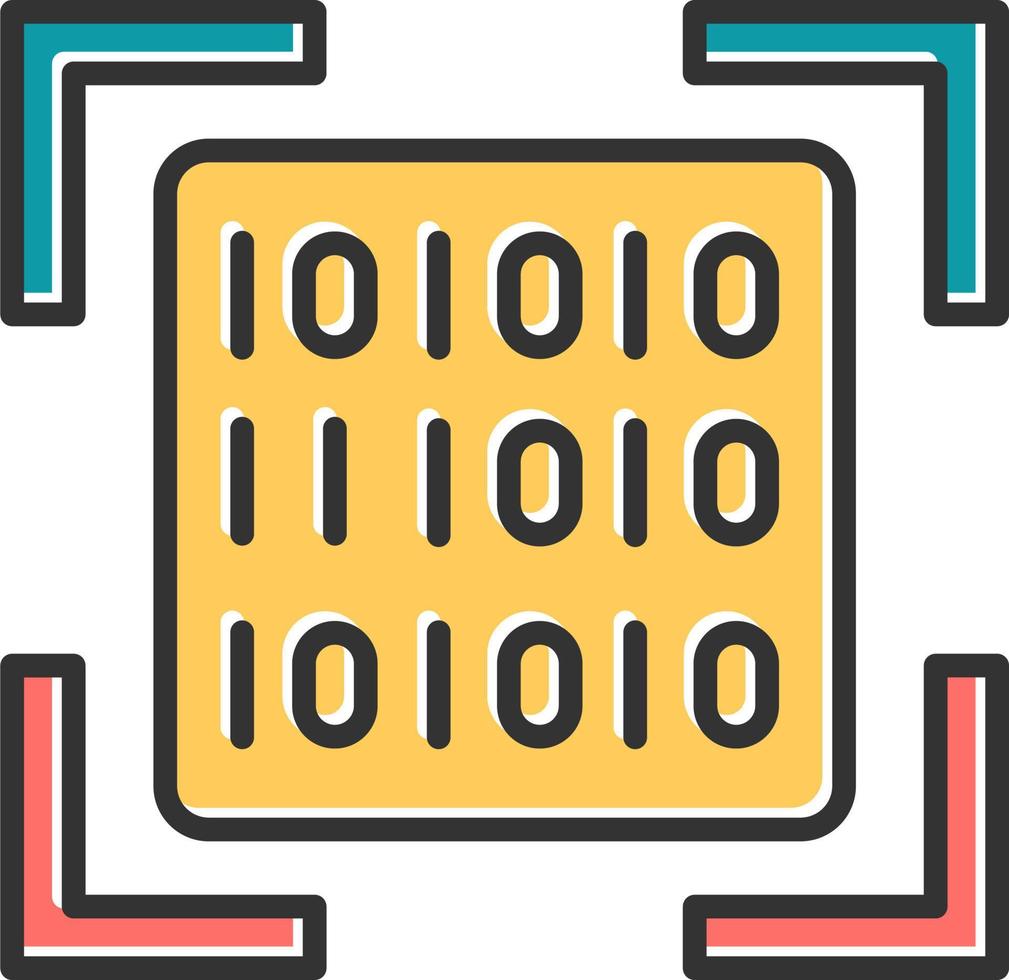 icône de vecteur de code