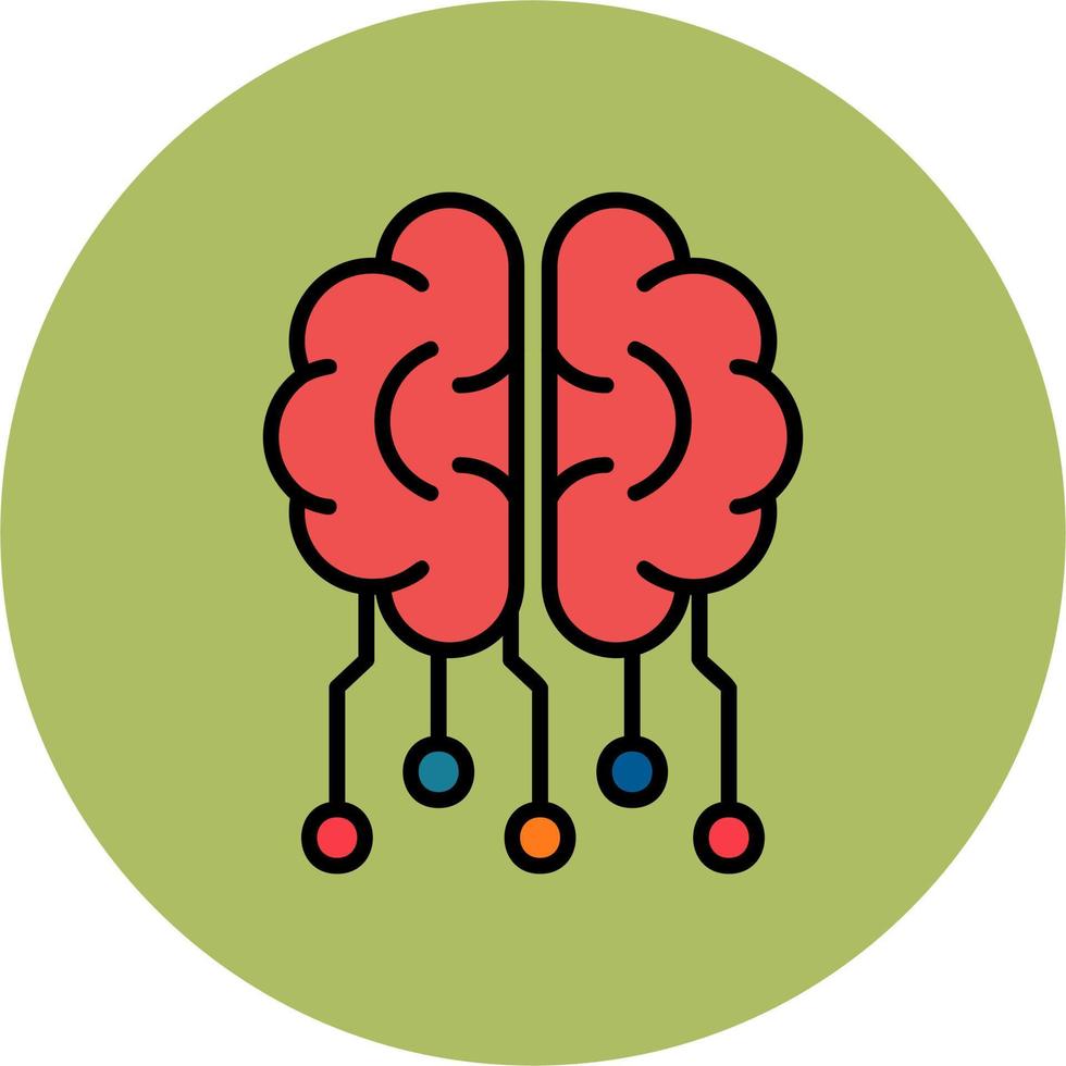 icône de vecteur de cerveau