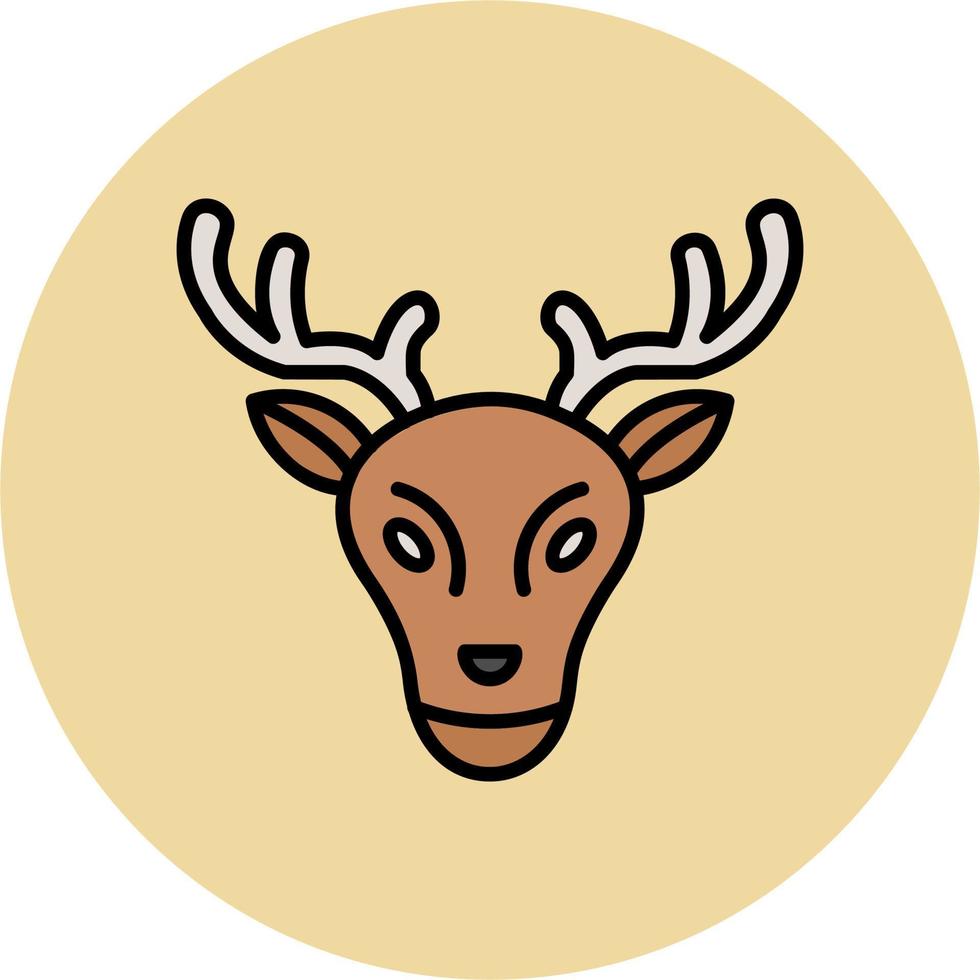icône de vecteur de cerf