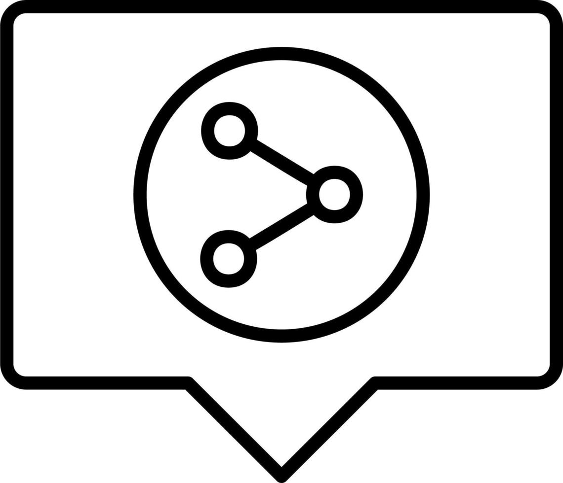 icône de vecteur de partage