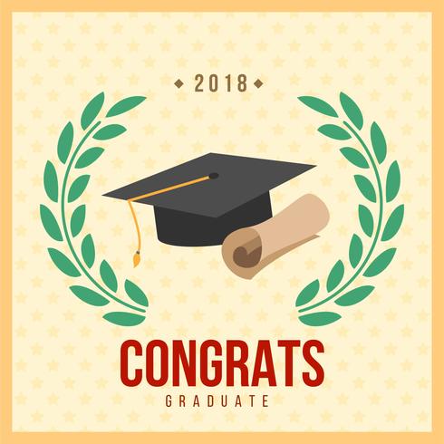 Carte de Graduation vecteur