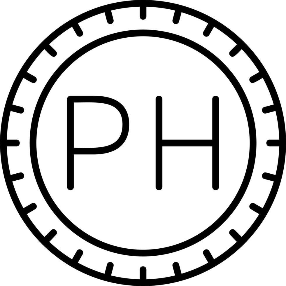 philippines cadran code vecteur icône