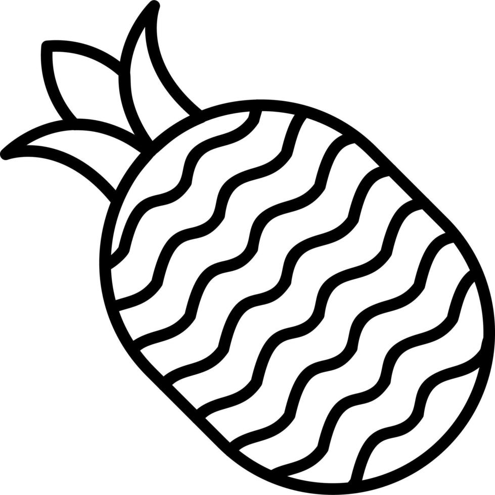 icône de vecteur d'ananas