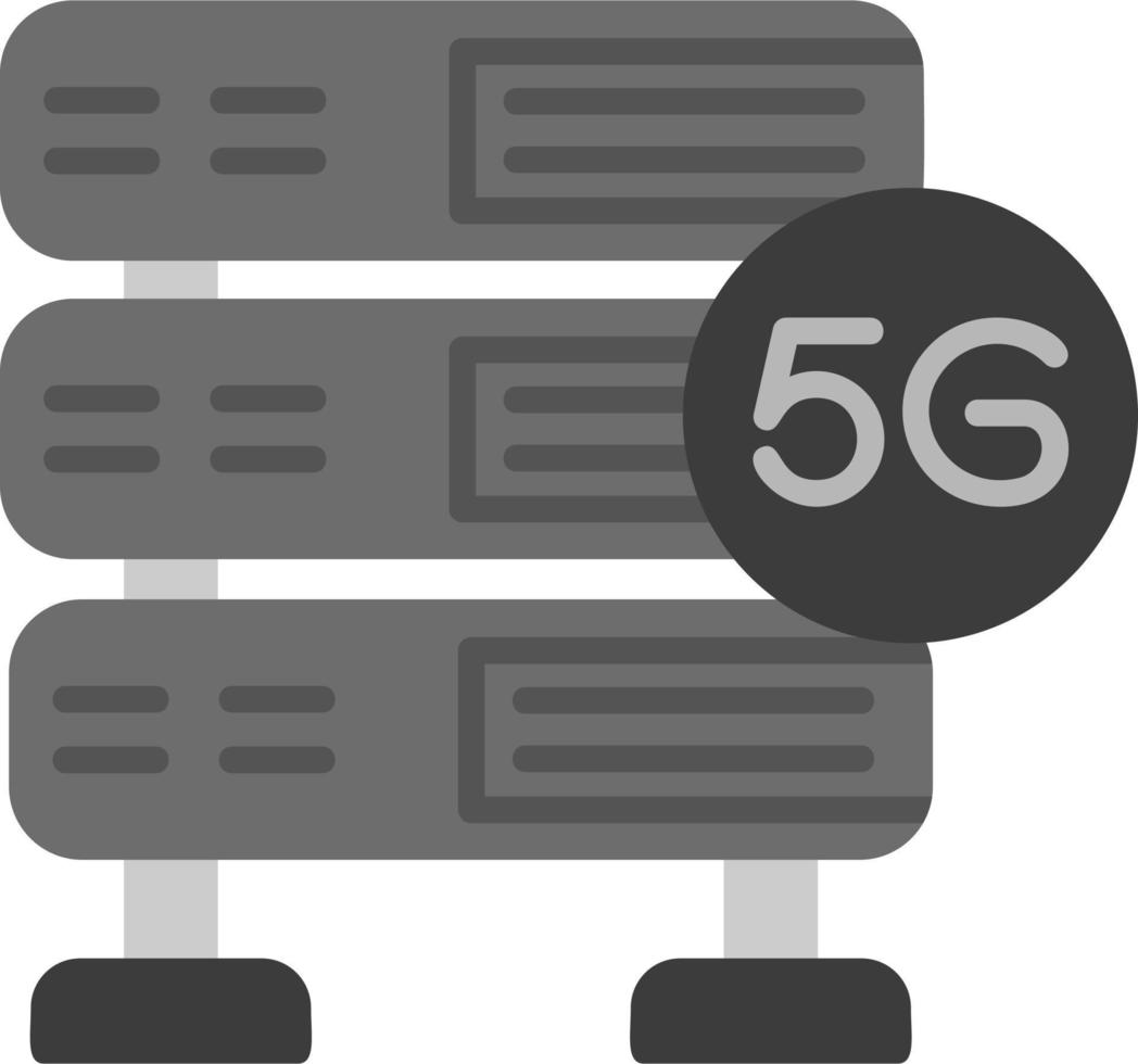 5g serveur vecteur icône