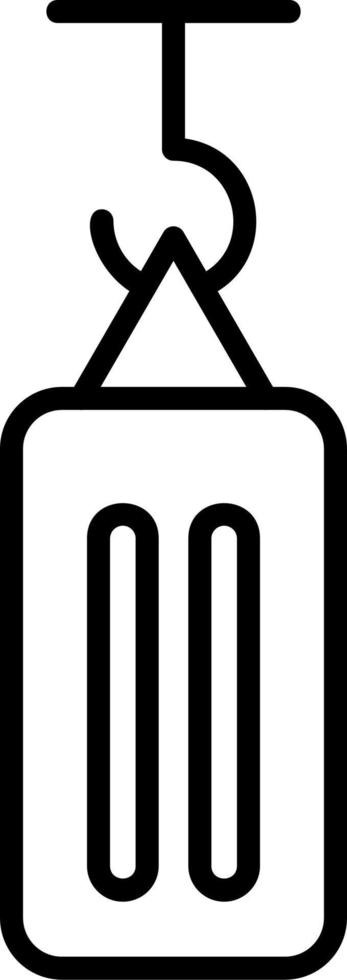 icône de vecteur de sac de boxe