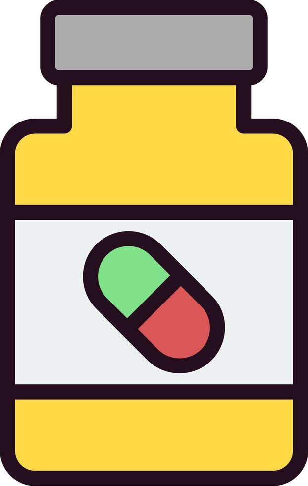 icône de vecteur de vitamines