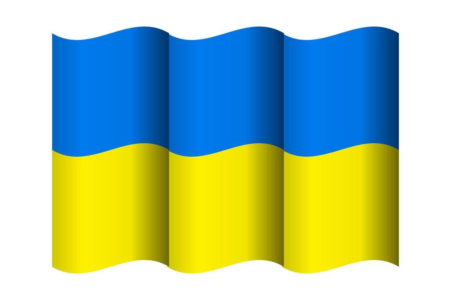 ukrainien drapeau. drapeau de Ukraine vecteur page symbole pour la toile site conception. ukrainien drapeau logo, application, ui. ukrainien drapeau vecteur illustration, eps10