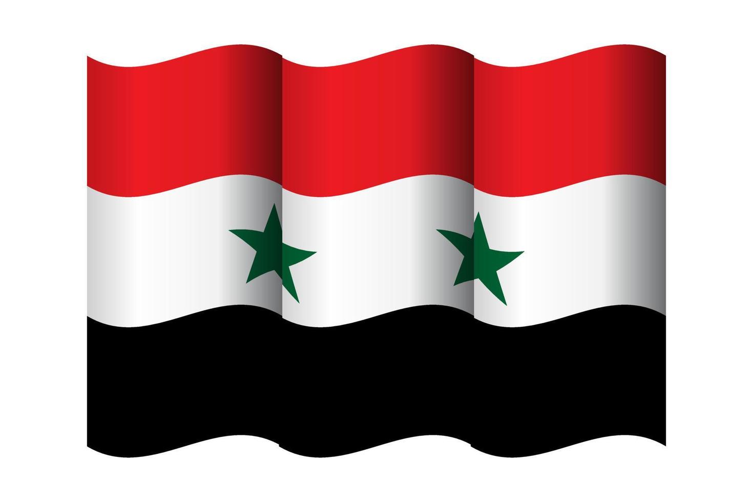 Syrie drapeau. drapeau de Syrie vecteur page symbole pour la toile site conception. Syrie drapeau logo, application, ui. Syrie drapeau vecteur illustration, eps10