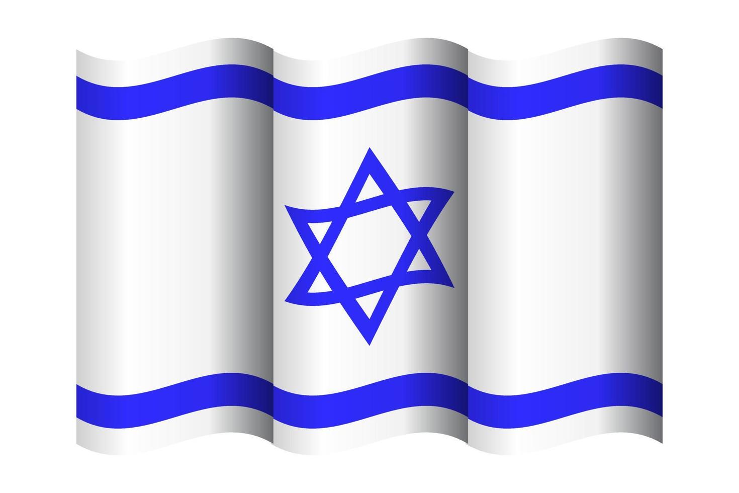 drapeau de Israël. drapeau de le Israël vecteur page symbole pour la toile site conception. Israël drapeau logo, application, ui. Israël drapeau vecteur illustration, eps10