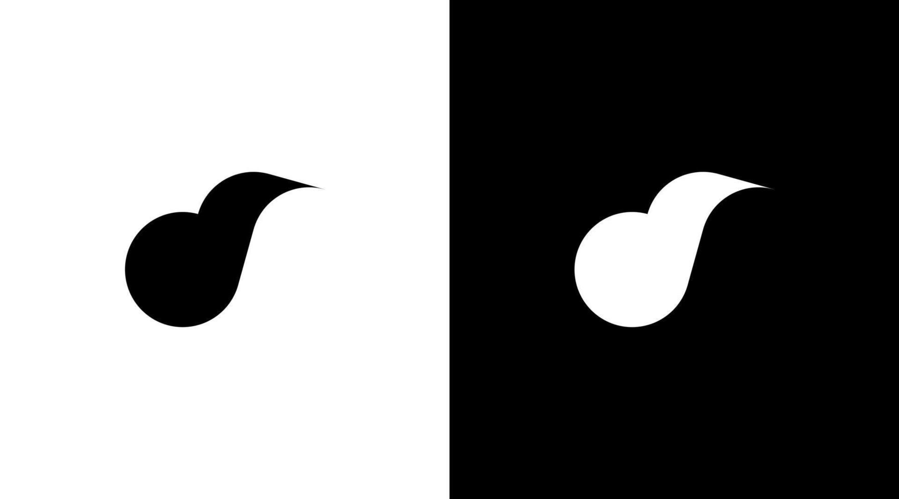 lettre ré logo kiwi oiseau vecteur monogramme initiale illustration icône style conception modèle