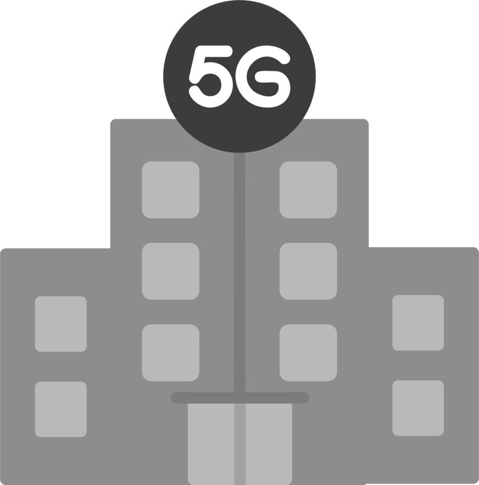 5g siège social vecteur icône