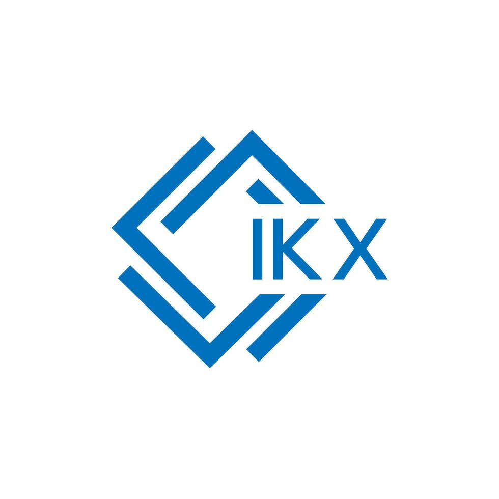 ikx lettre logo conception sur blanc Contexte. ikx Créatif cercle lettre logo concept. ikx lettre conception. vecteur