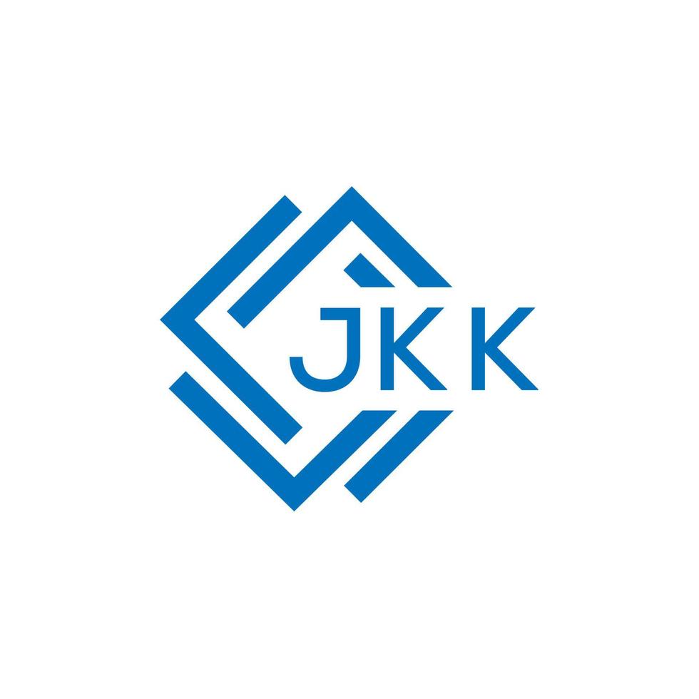 jkk lettre logo conception sur blanc Contexte. jkk Créatif cercle lettre logo concept. jkk lettre conception. vecteur