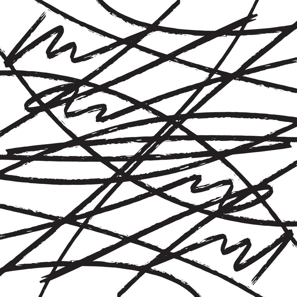 lignes art illustration. noir et blanc Facile Contexte vecteur