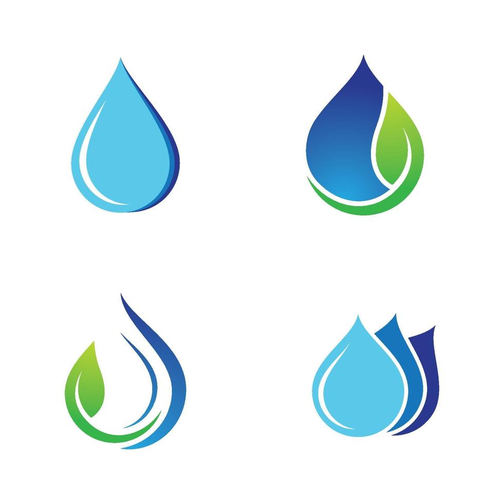 images de logo de goutte d'eau vecteur