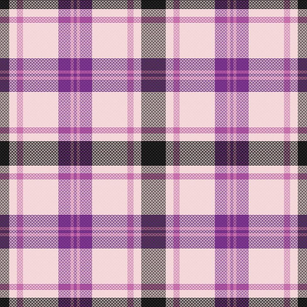 plaid tartan avec motif couleur nuit. vecteur