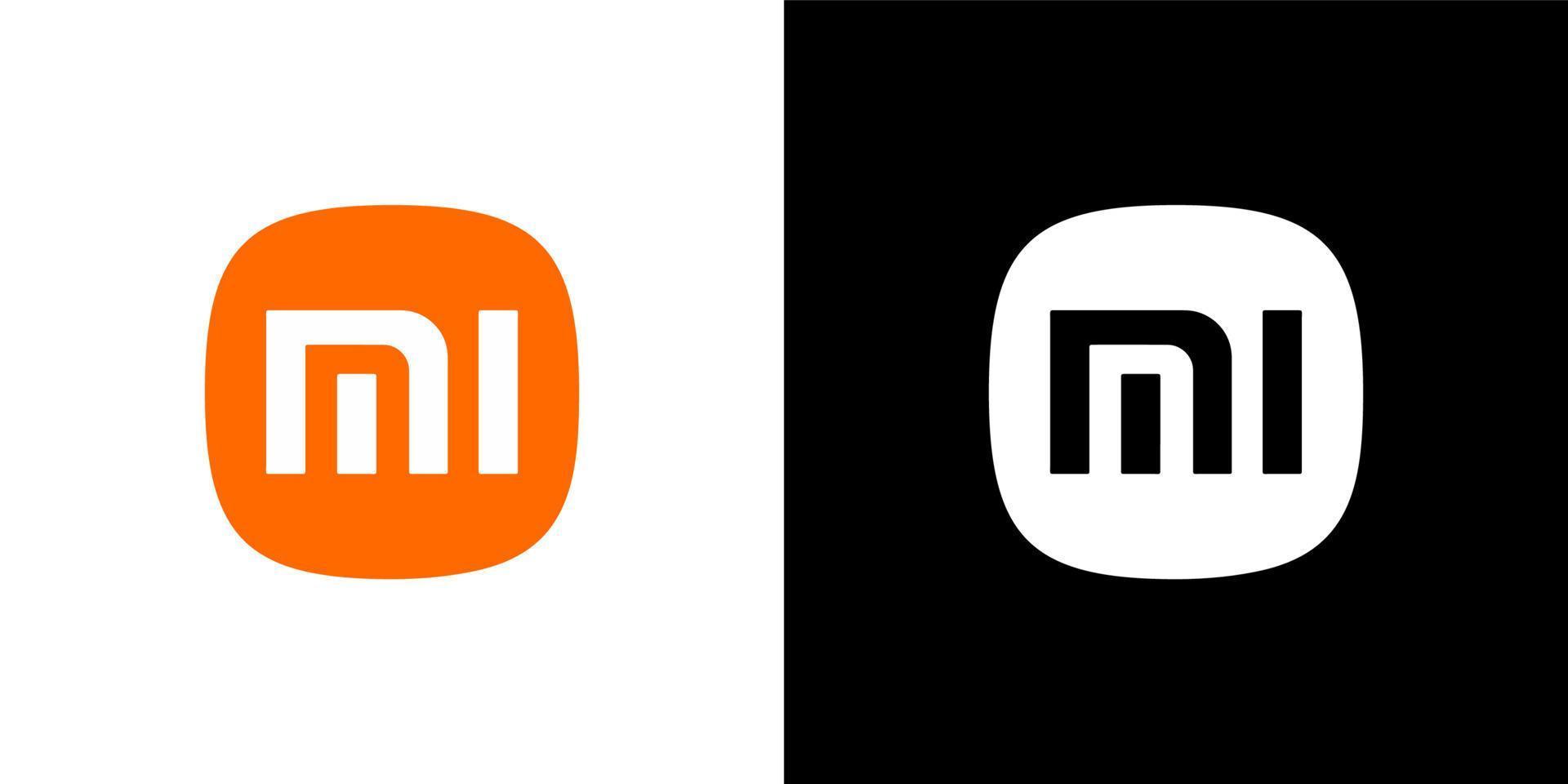 mi, xiaomi logo, mi, xiaomi icône gratuit vecteur