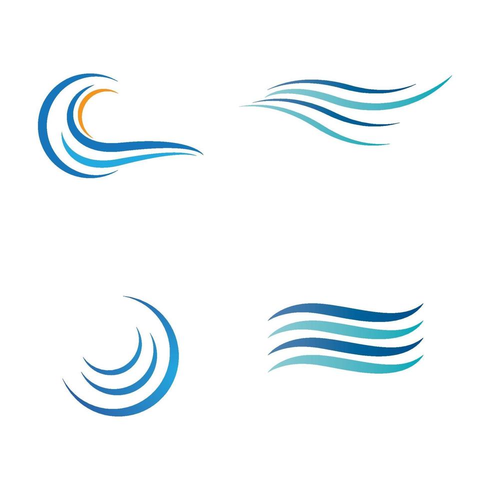 images de logo de vague d'eau vecteur