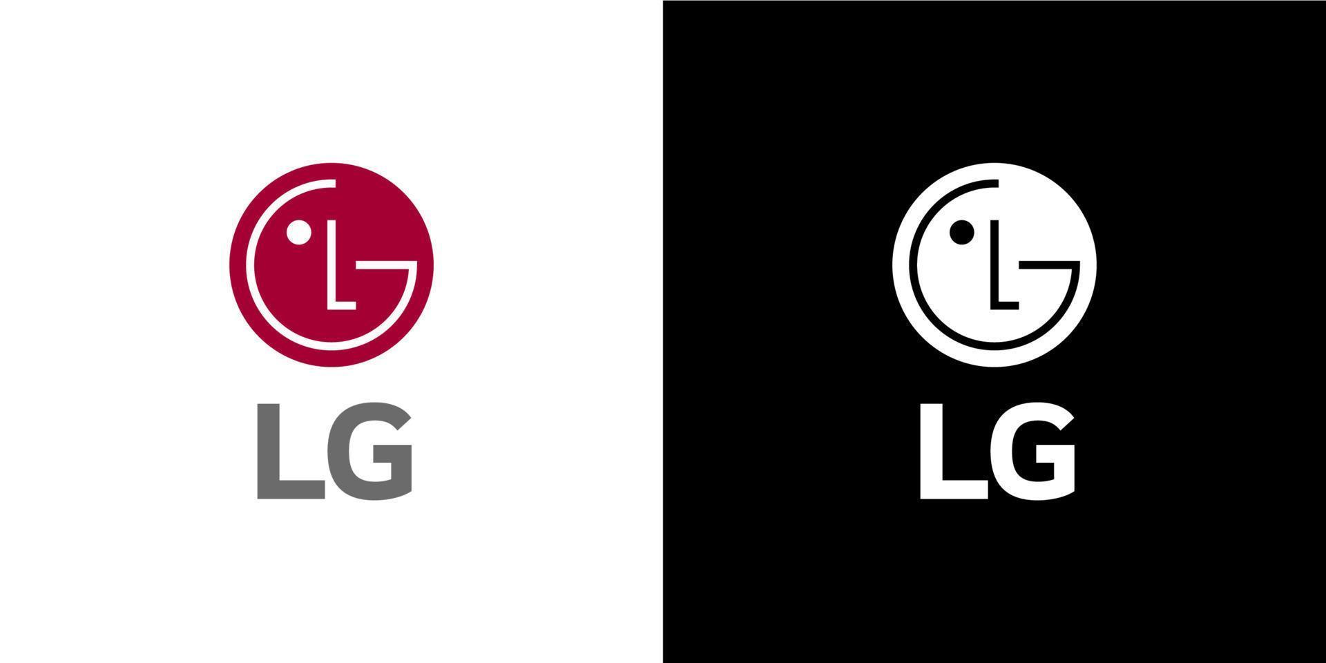 lg, vies bien logo vecteur, lg, vies bien icône gratuit vecteur