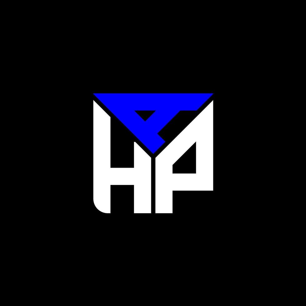 conception créative du logo ahp letter avec graphique vectoriel, logo ahp simple et moderne. vecteur