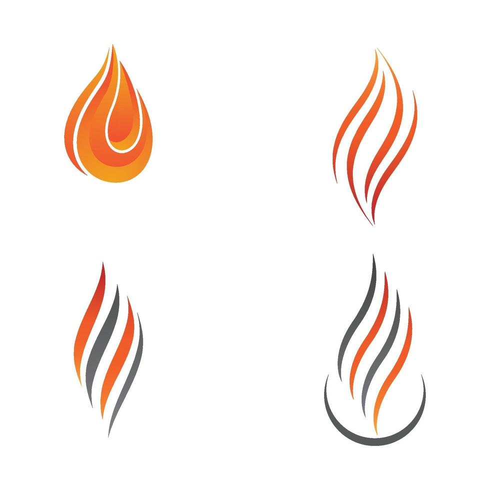 images de logo de feu vecteur