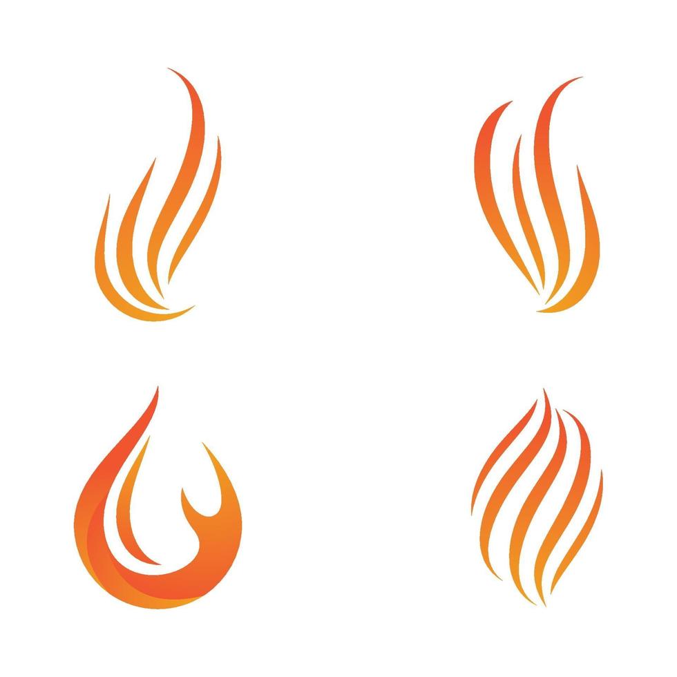 images de logo de feu vecteur