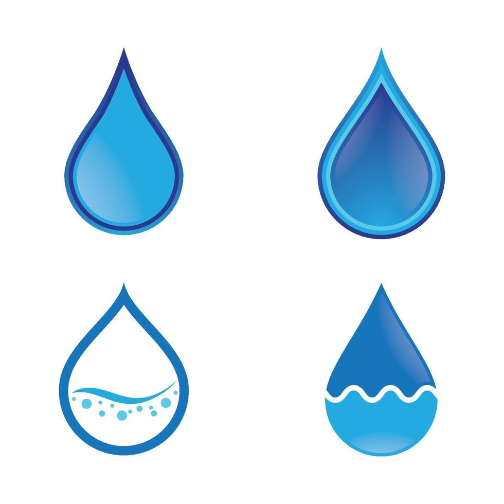 images de logo de goutte d'eau vecteur