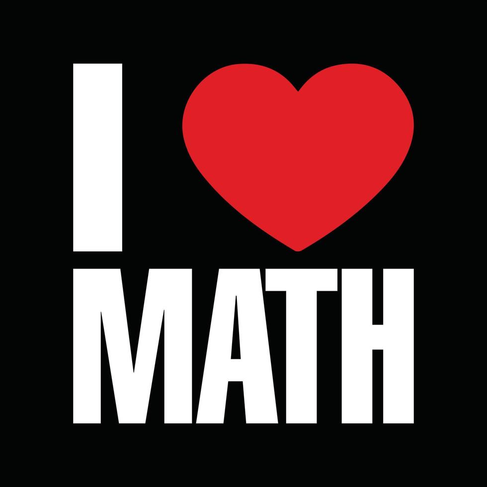 math T-shirt conception vecteur