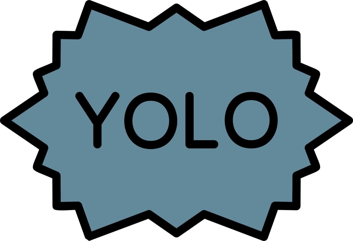 Yolo vecteur icône