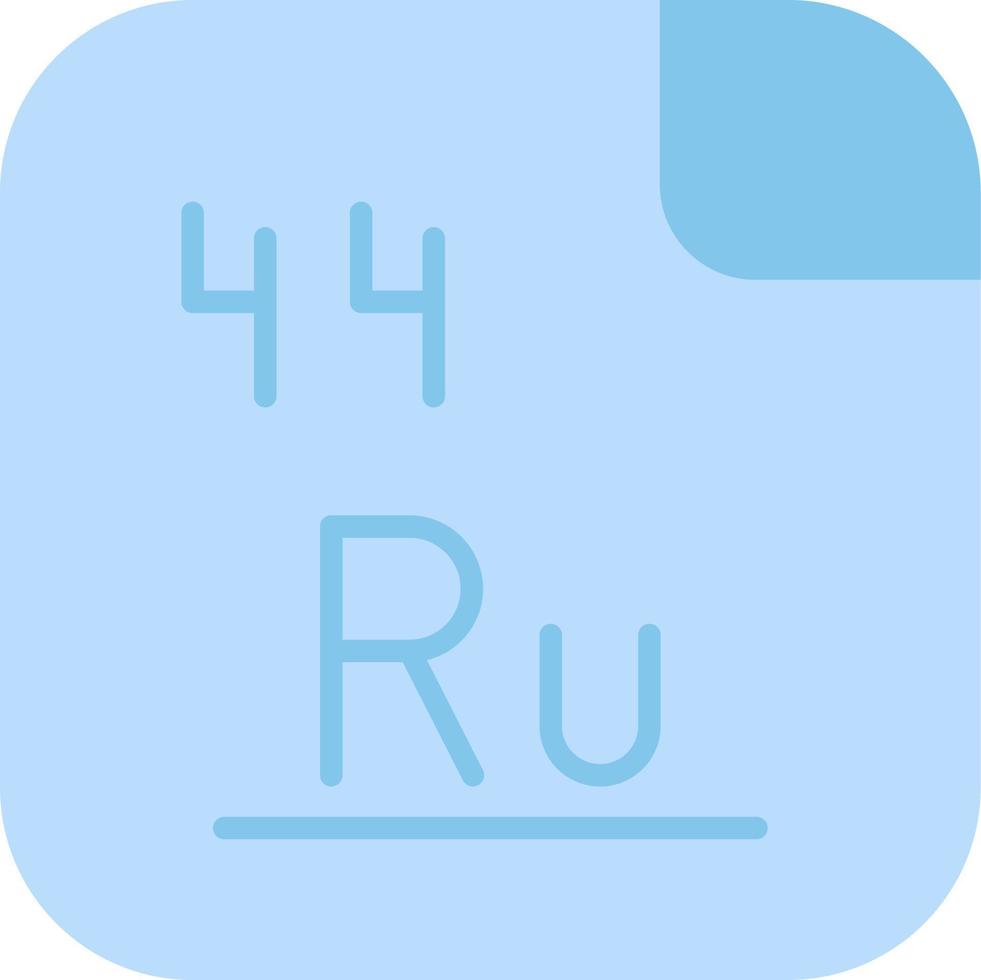 ruthénium vecteur icône