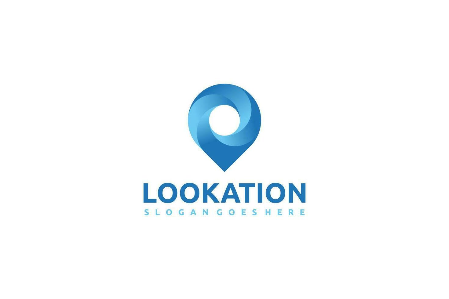 Logo de localisation vecteur