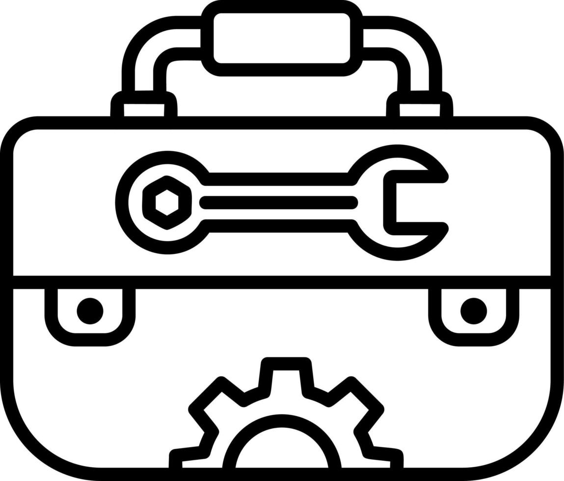 icône de vecteur de boîte à outils