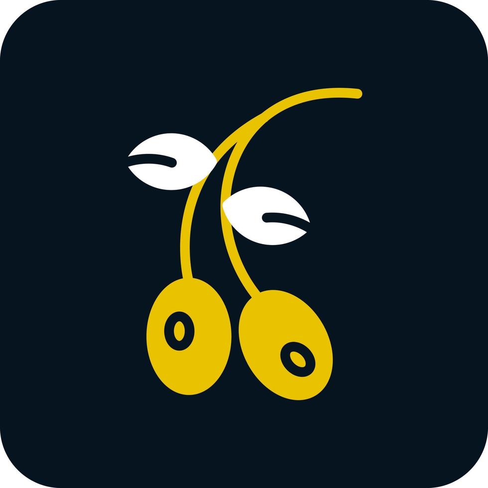 conception d'icône vecteur olive