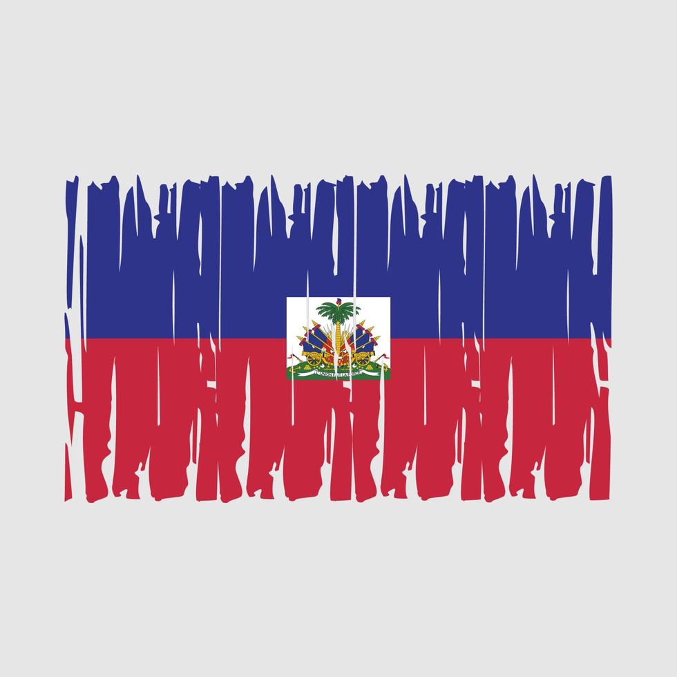 vecteur de drapeau d'Haïti