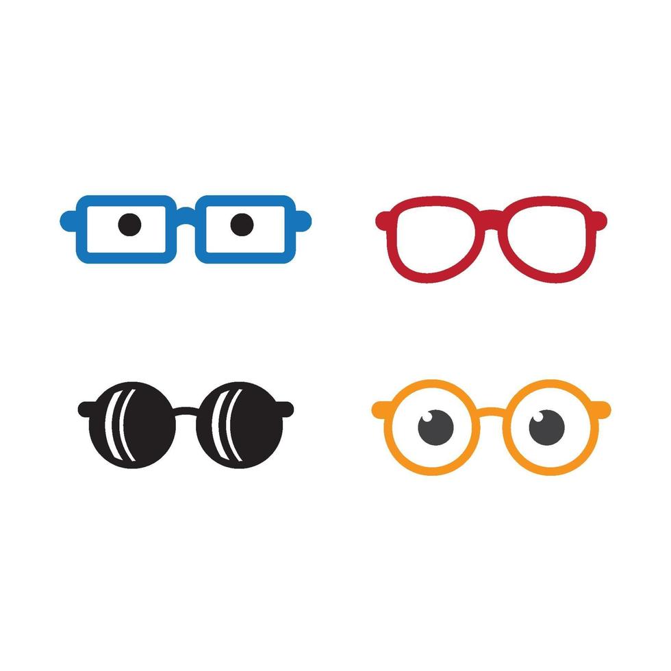 illustration d'images logo lunettes vecteur